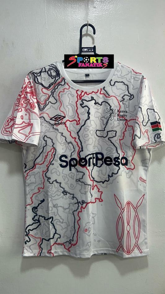White Kenya Rugby jerseys